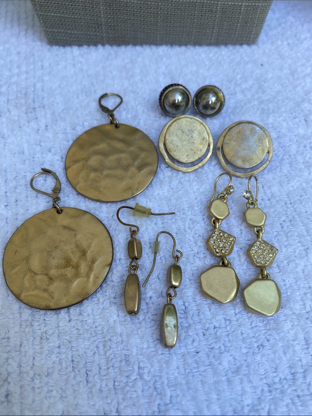 Gold-Tone Dangle Pierced Earrings Set - Women Jewelry